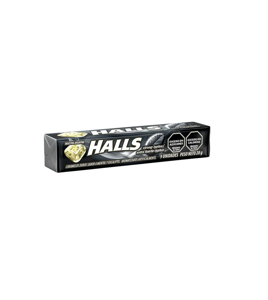 Caramelos Halls Mentol Strong 28 gr