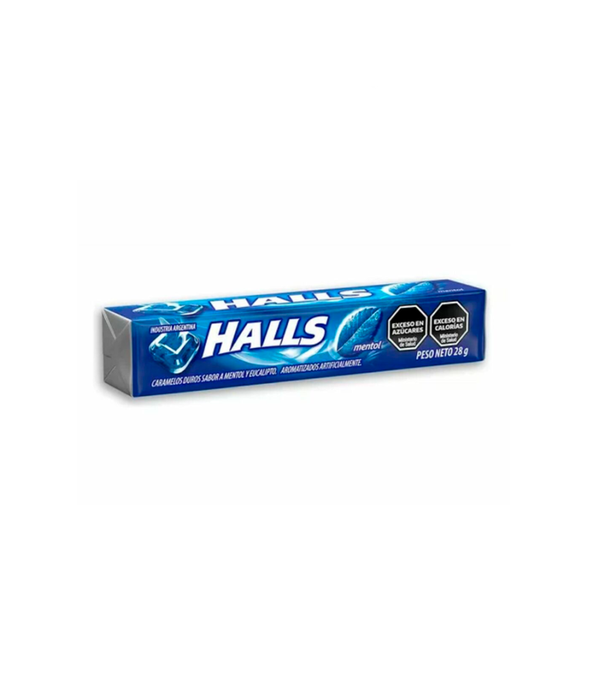 Caramelos Halls Mentol 34 gr