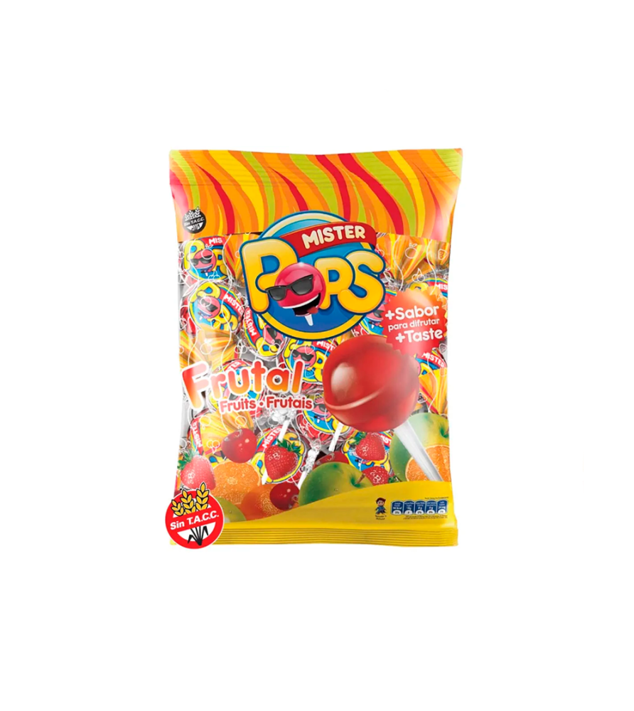 Chupetines Mr Pop Frutal 125 gr