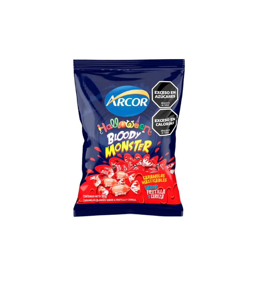 Caramelos Halloween Arcor Bloody Monster 30 gr