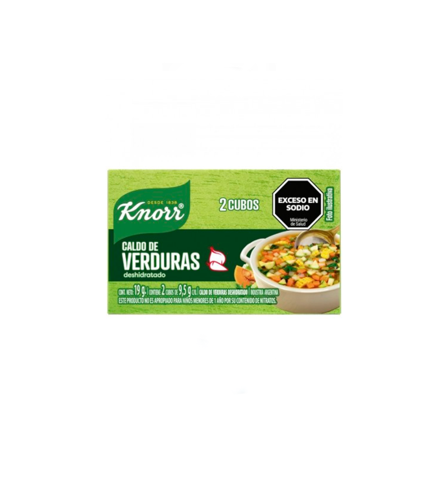 Caldo Knorr Sabor Verdura x 2 un