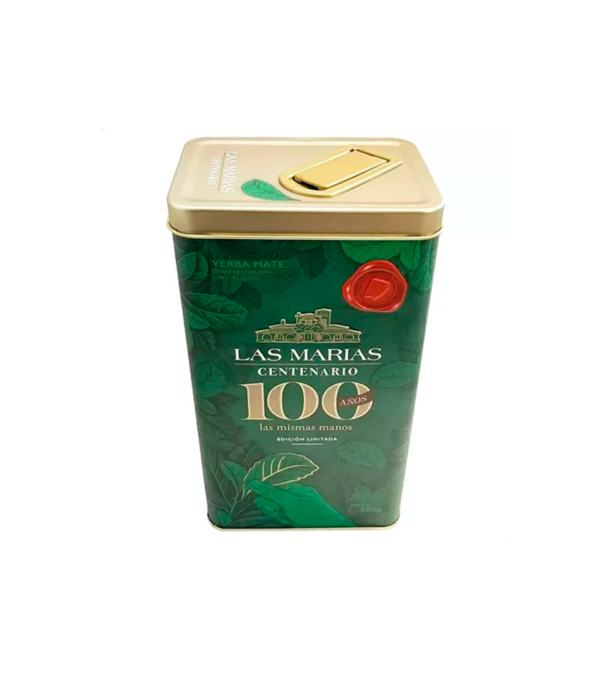 Yerba Las Marías Centenario 500 gr + Lata Con Pico