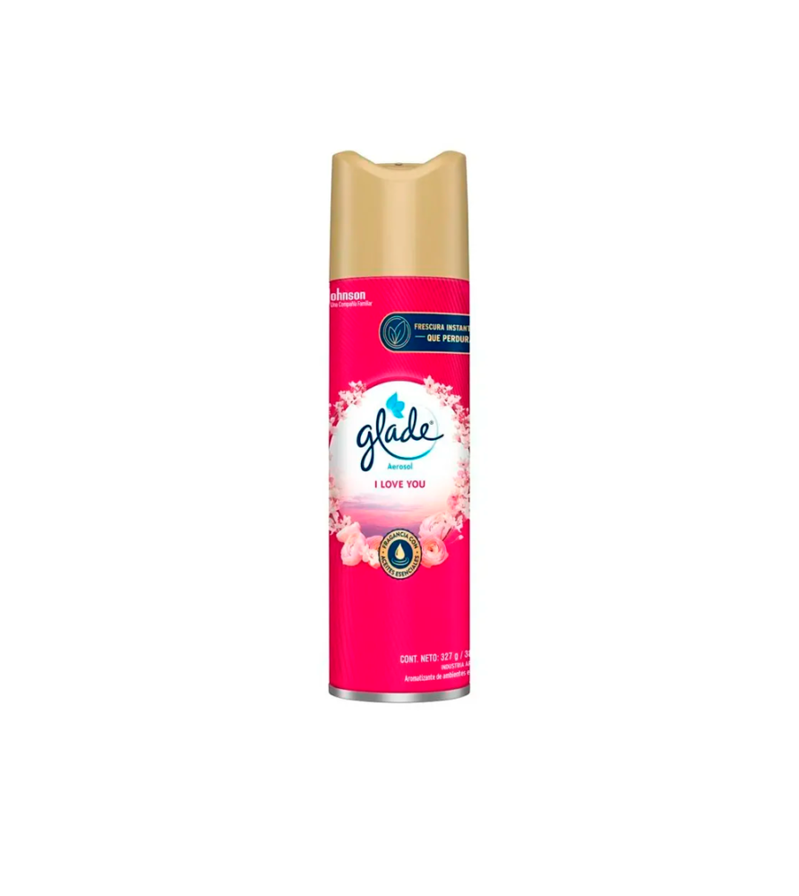 Desodorante de Ambientes Glade I love You en Aerosol x 360 ml 