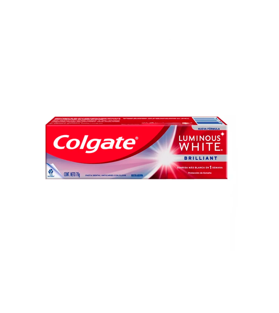 Pasta Dental Colgate Luminus White Brilliant 70 gr