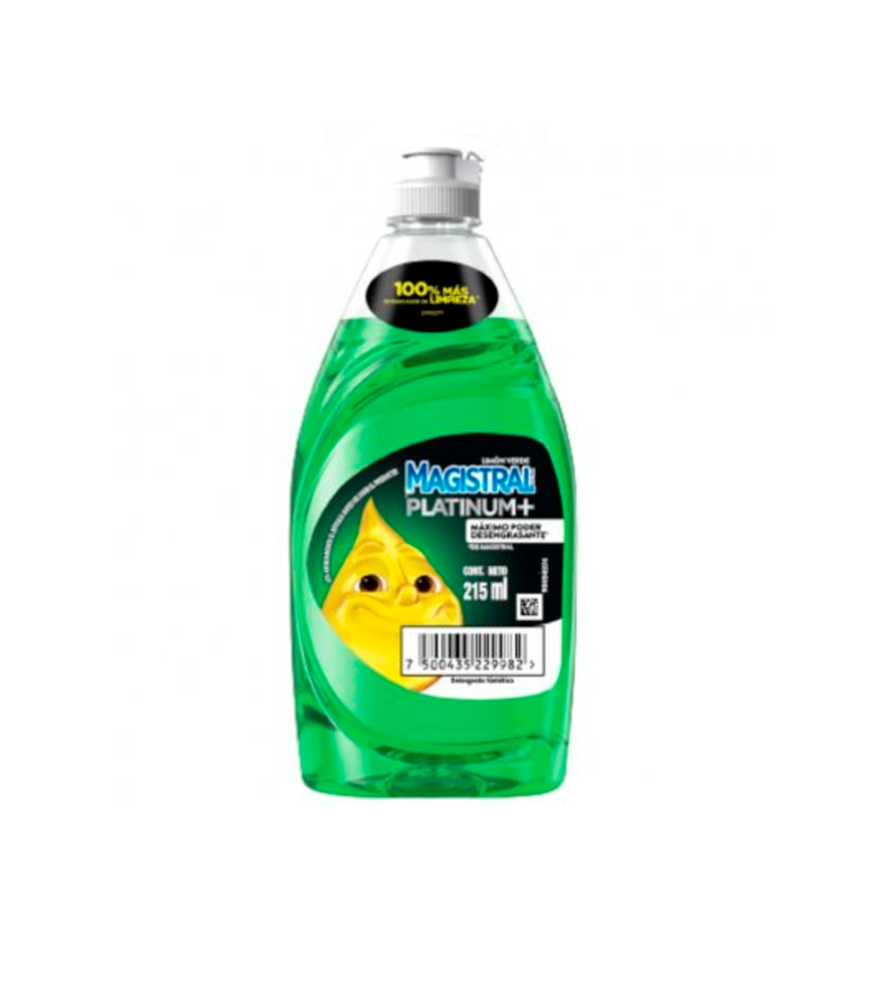 Detergente Magistral Limón Verde 215 ml