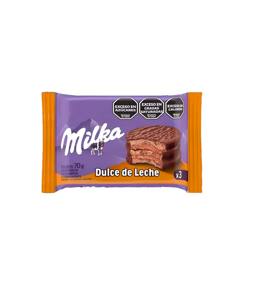 Alfajor Milka Triple Dulce de Leche 70 gr