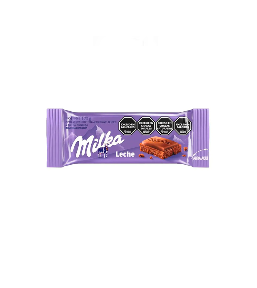 Chocolate Milka Leche 20 gr