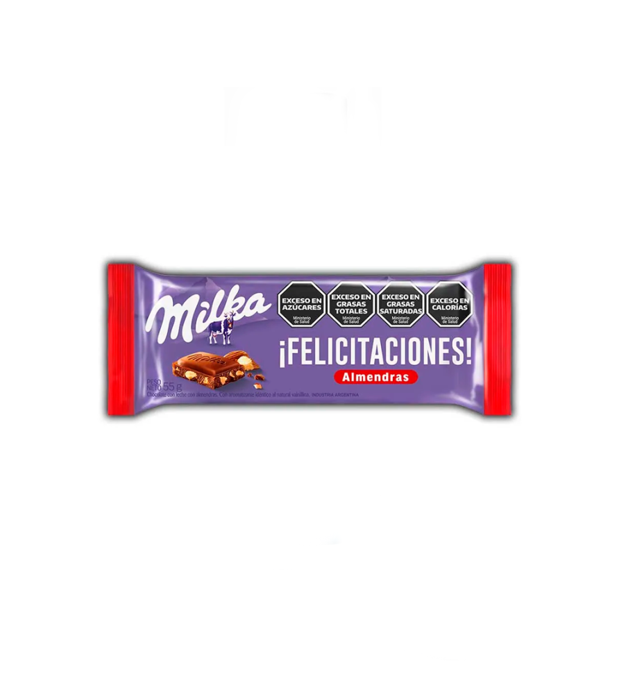 Chocolate Milka Almendras 55 gr