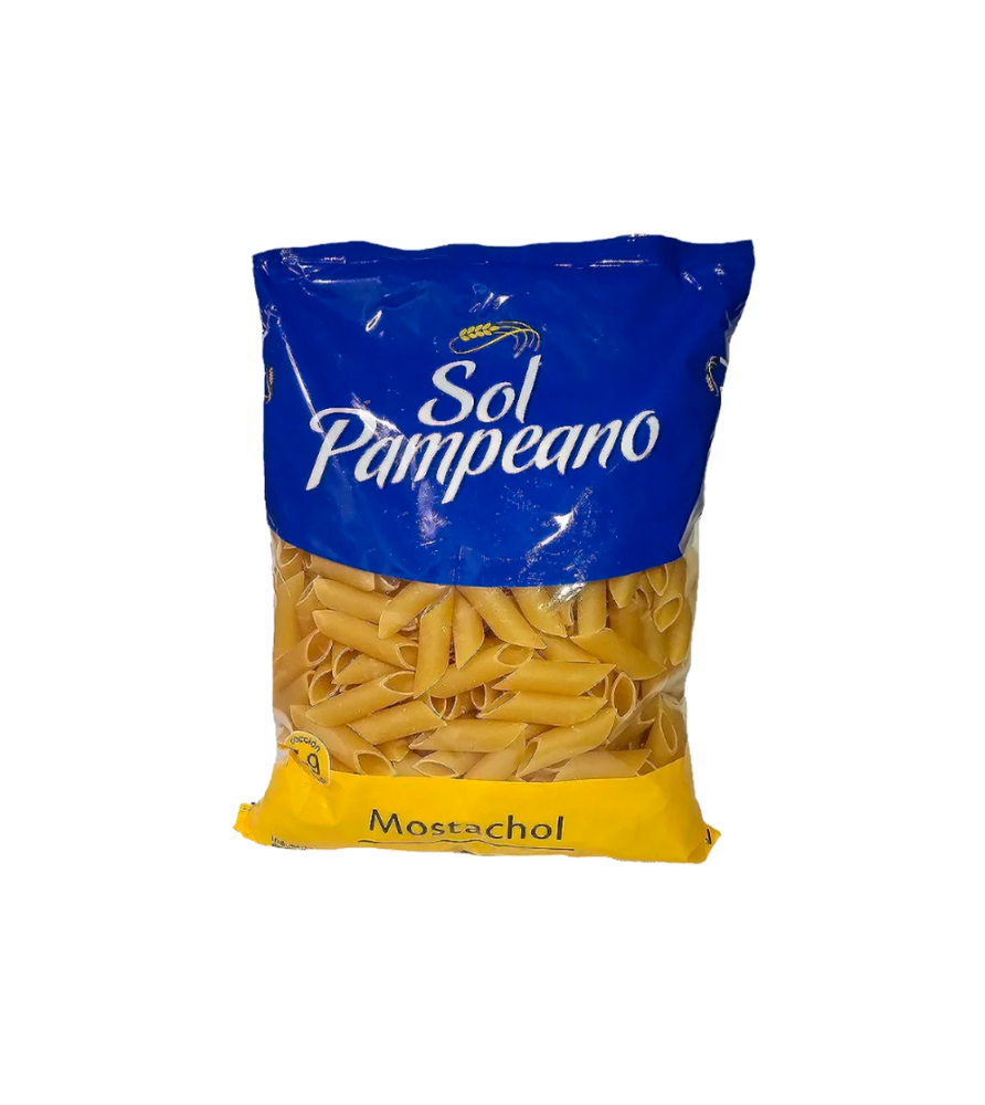 Fideos Mostachol Liso Sol Pampeano 500 gr