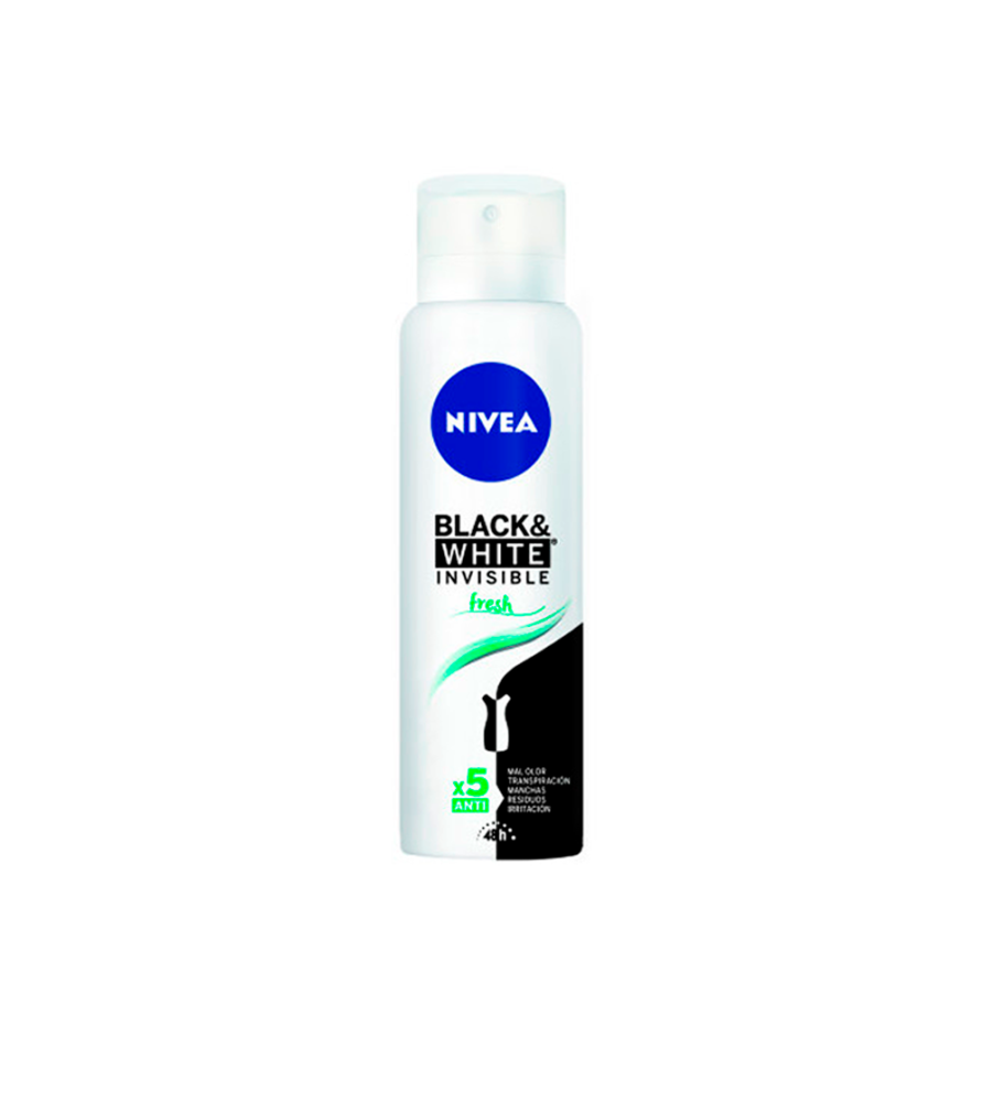 Antitranspirante Nivea Black and White Invisible Fresh 150 ml