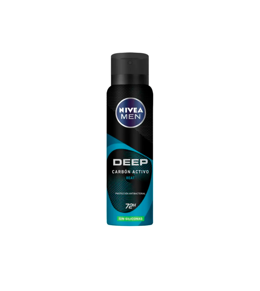 Antitranspirante Nivea Men Deep Beat Carbon Activo 150 ml 