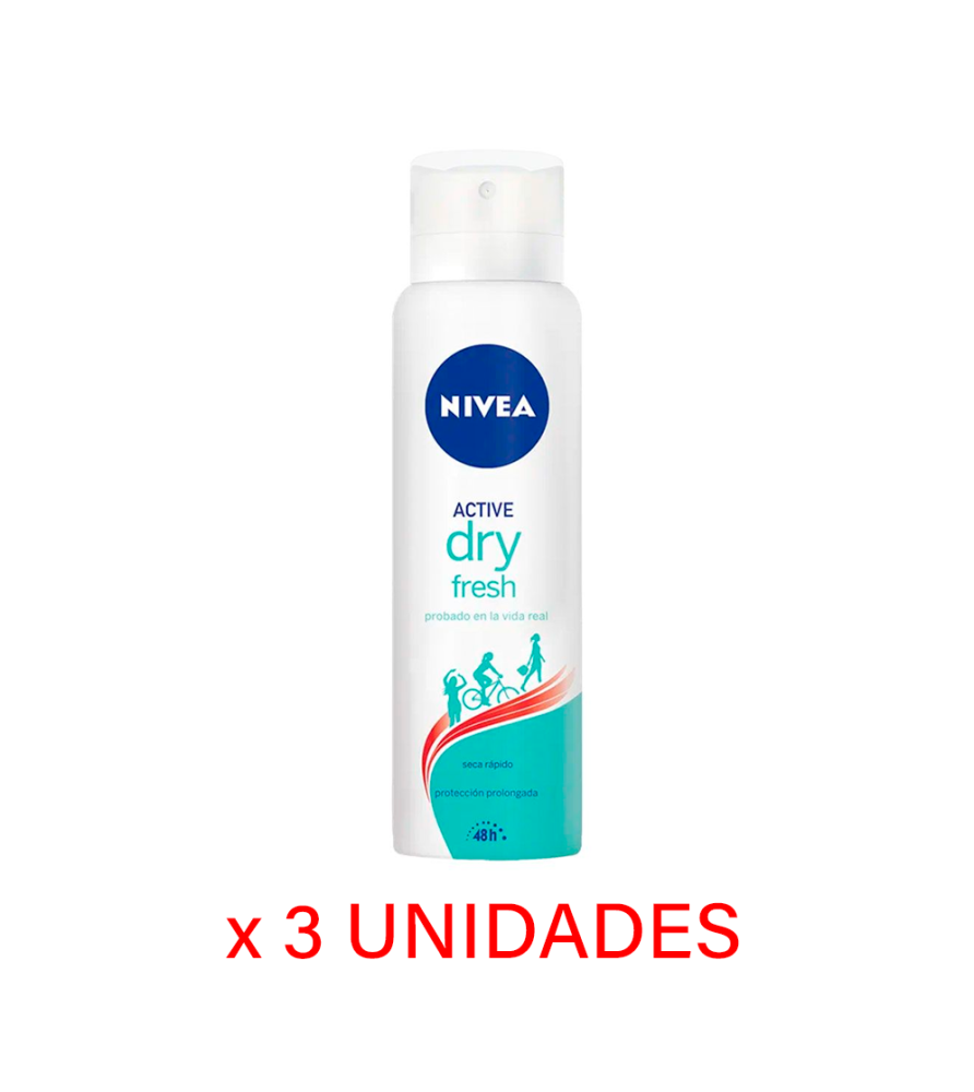 Antitranspirante Nivea Dry Fresh Women x150ml x 3 u