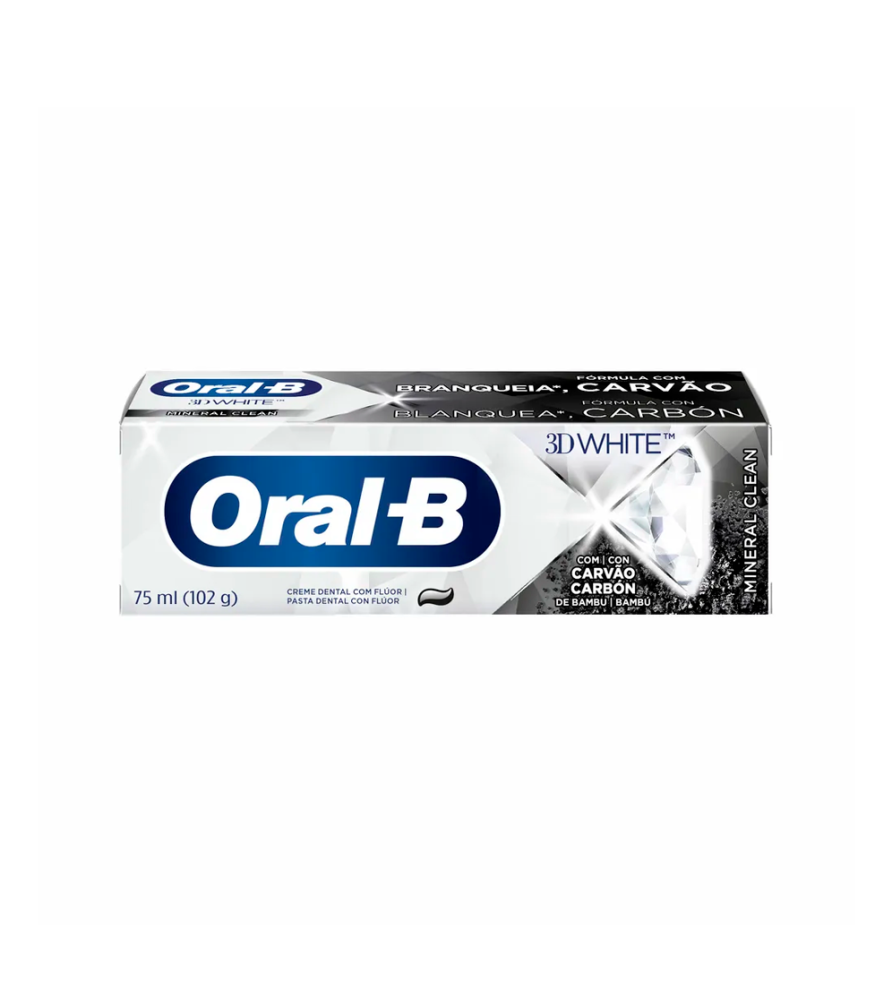 Pasta Dental Oral B 3D White Mineral Clean x 102 gr