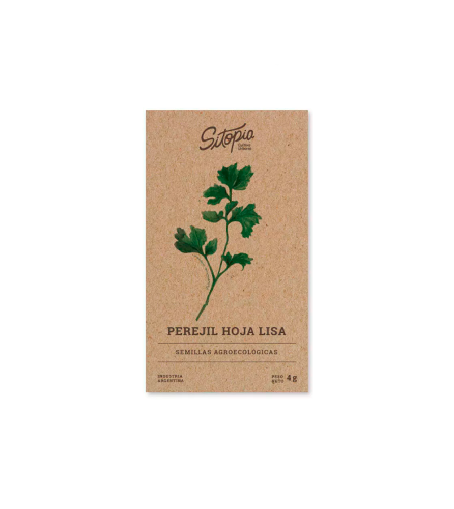 Semillas Perejil Hoja Lisa 4 gr