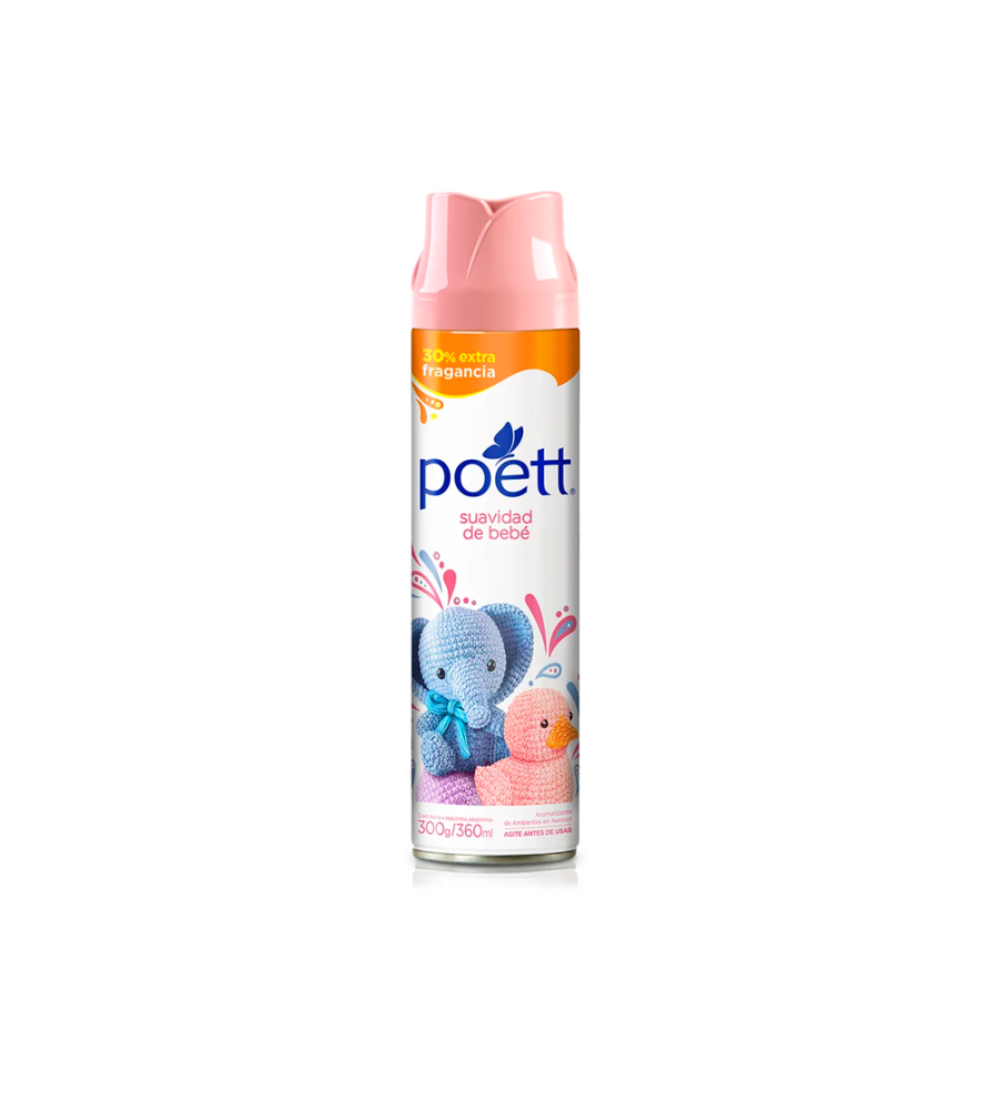 Desodorante de Ambientes Poett Suavidad de Bebe 360 ml