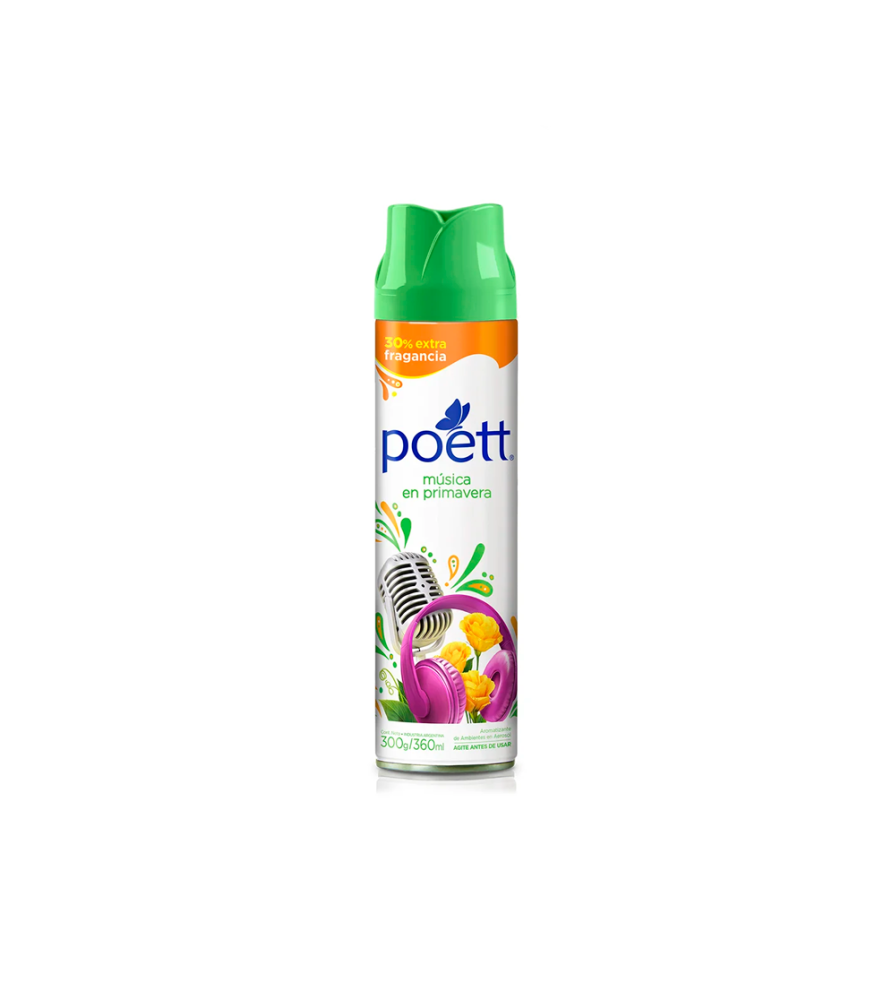 Desodorante de Ambientes Poett Musica en Primavera x 360 ml