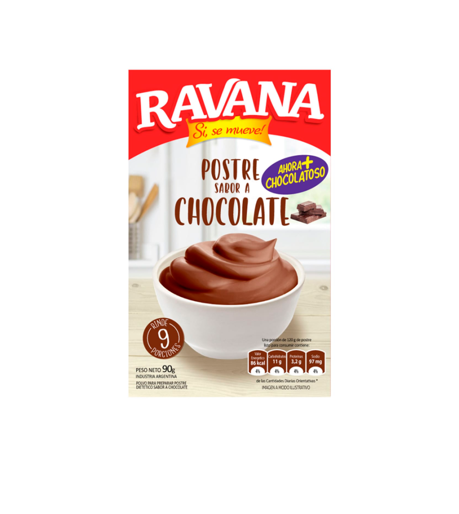 Postre Ravana Chocolate 90 gr