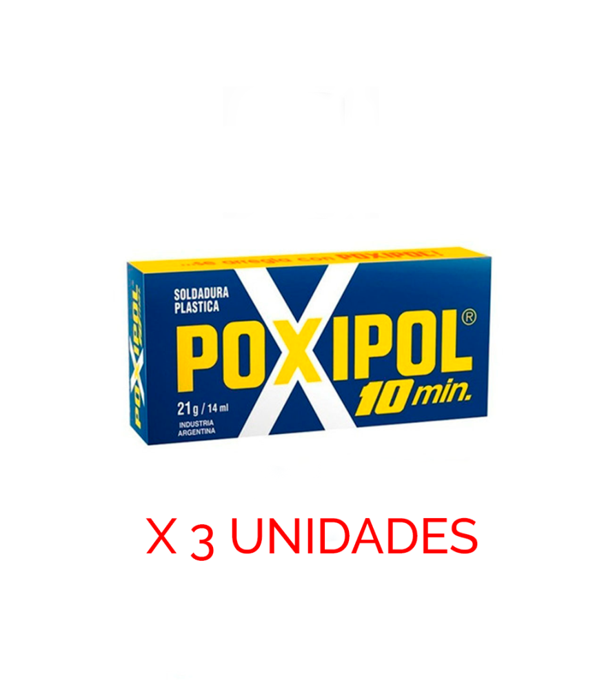 Adhesivo POXIPOL 10 min x 21g  3 U