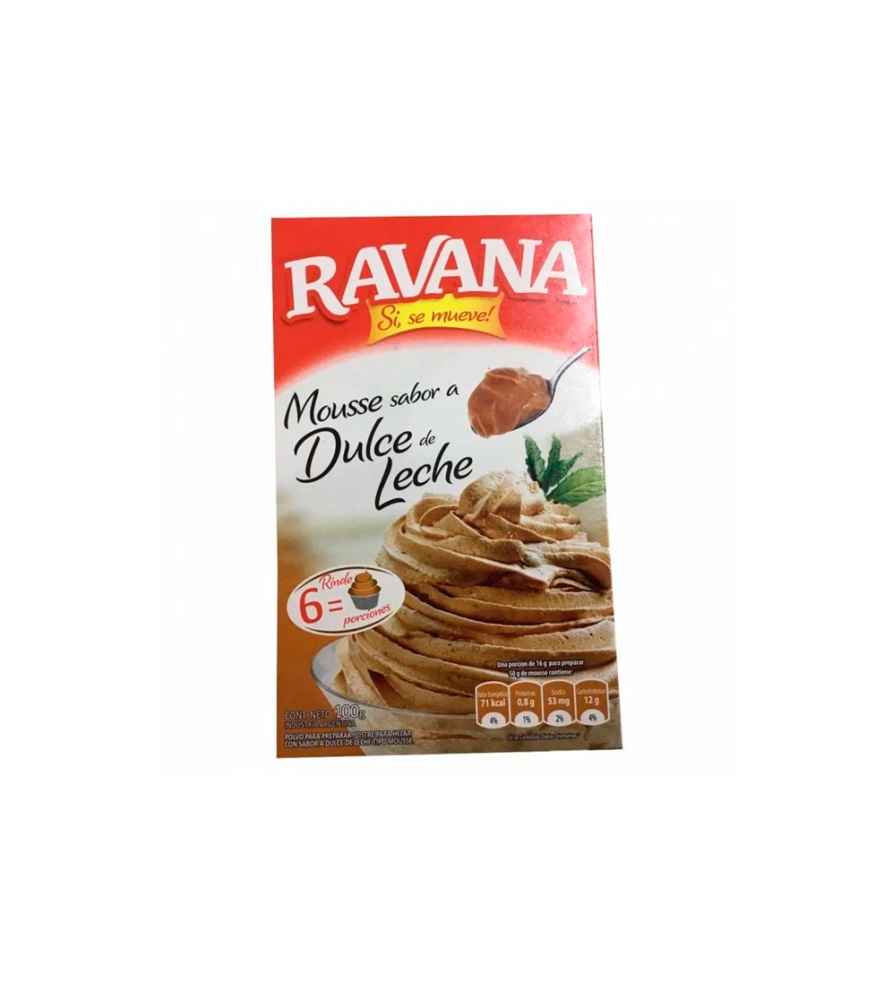 Ravana Mousse de Dulce de Leche 100 gr