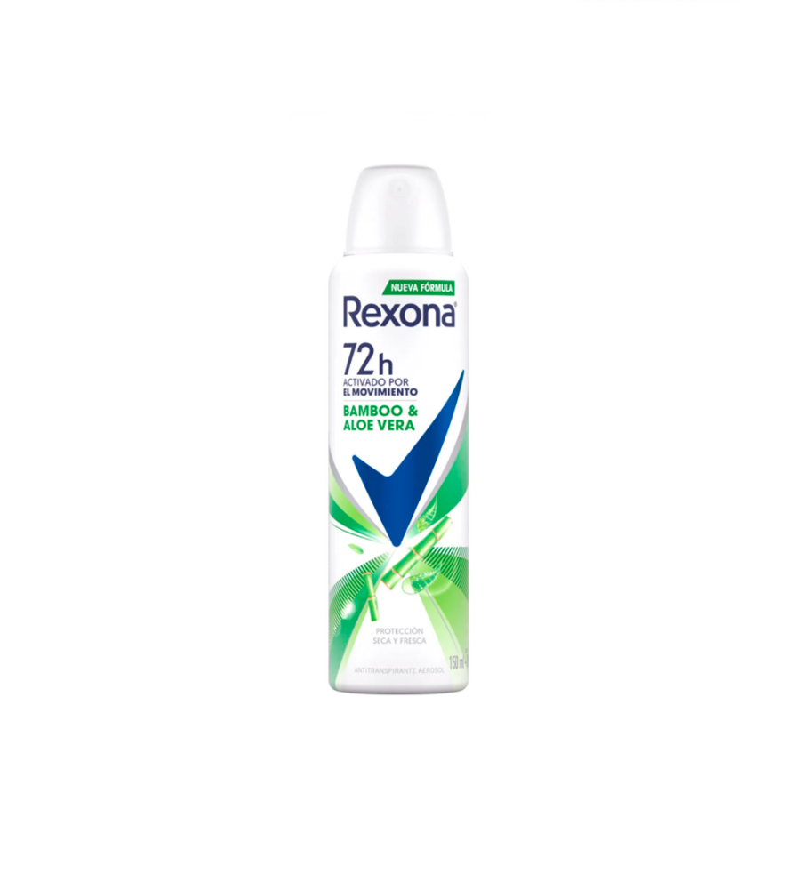 Antitranspirante Rexona en Aerosol Women Bamboo & Aloe Vera 150 ml