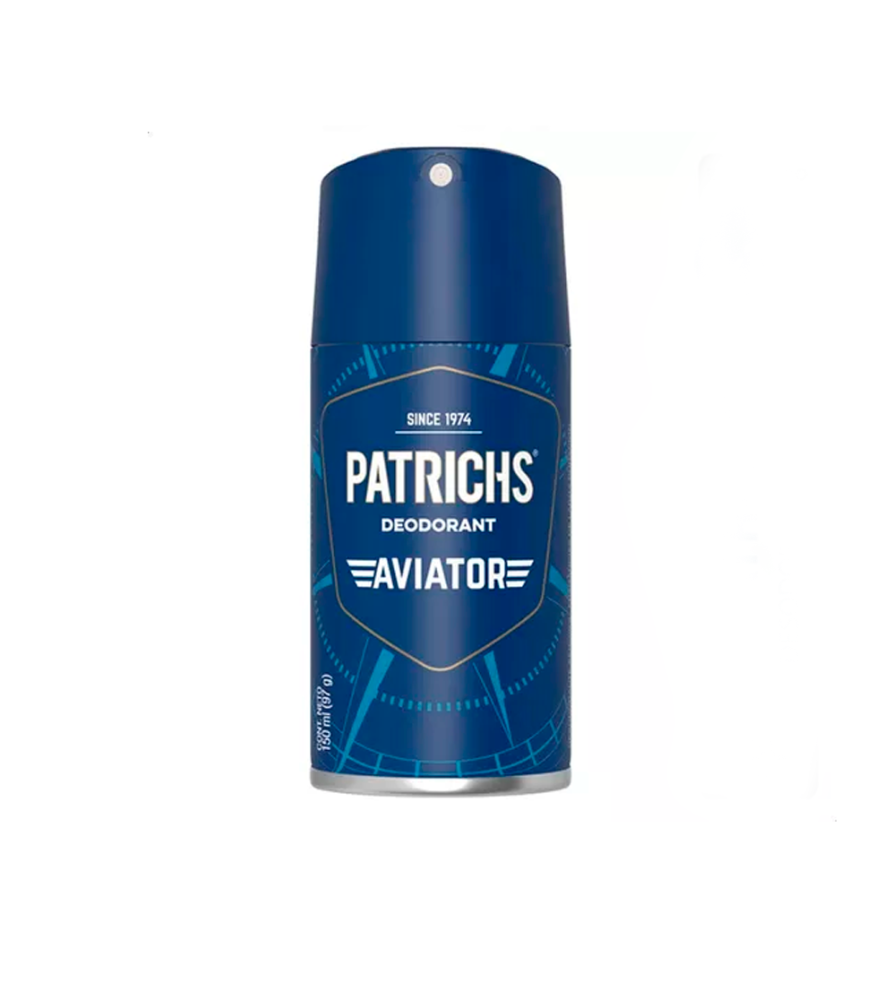 Desodorante Patrich en Aerosol Aviator 150 ml
