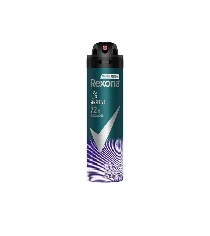 Antitranspirante Rexona Men en Aerosol Sensitive 150 ml