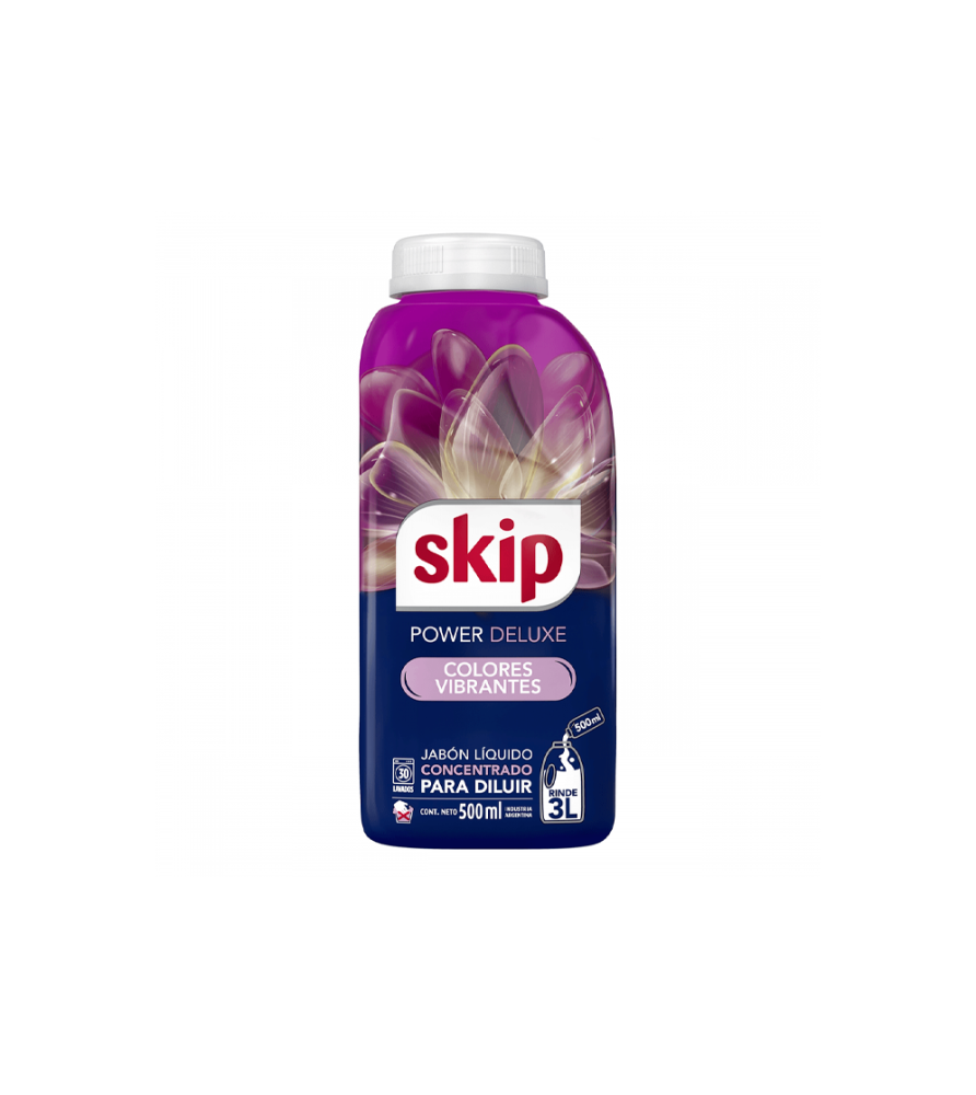 Jabón Liquido Skip Power Deluxe 500 ml