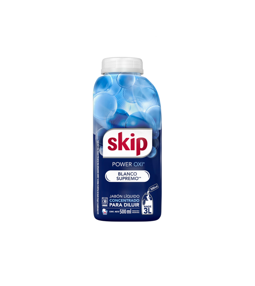 Jabón Liquido Skip Power Oxi Para Diluir 500 ml