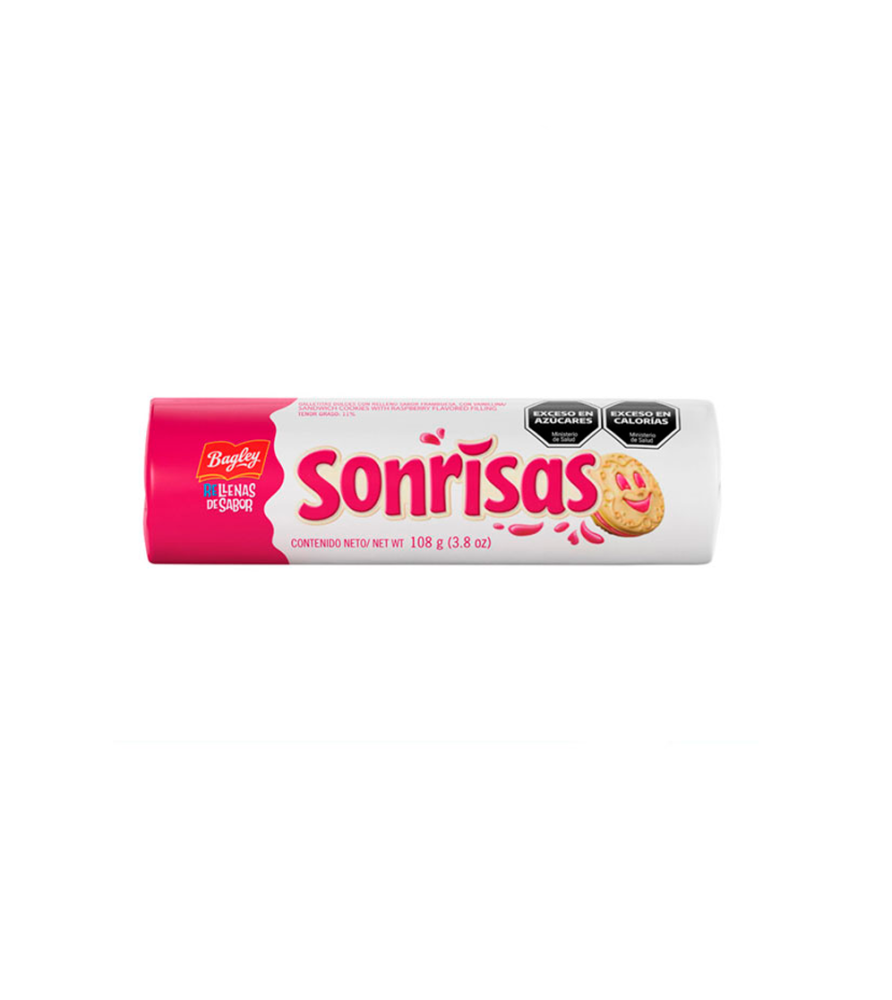 Galletitas Bagley Sonrisas 108 gr