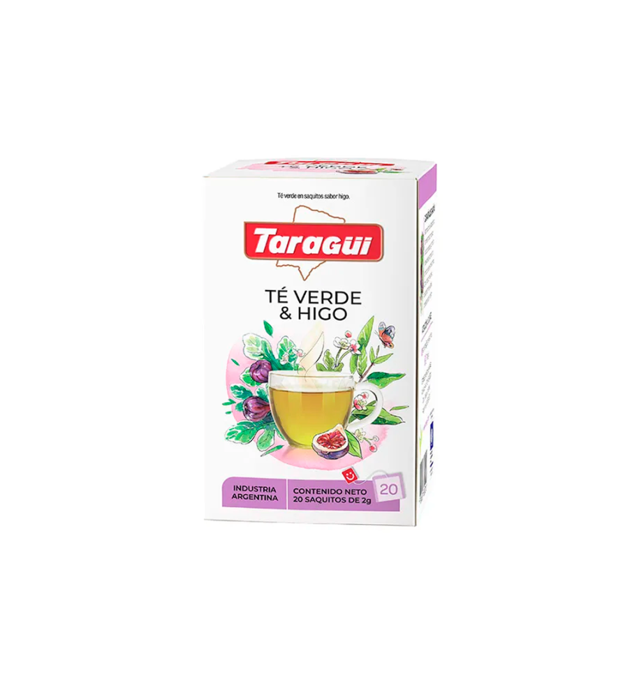 Té Verde Taragüi Higo x 20 u