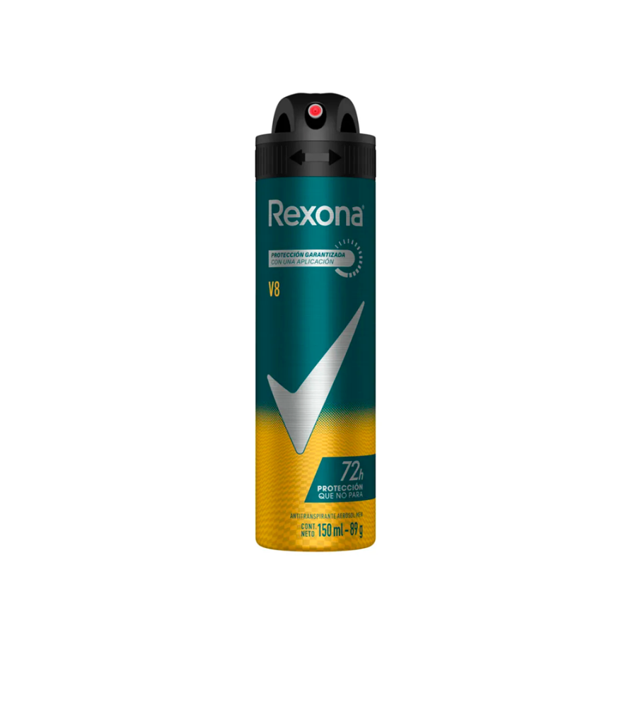 Antitranspirante Rexona Men en Aerosol V8  150 ml