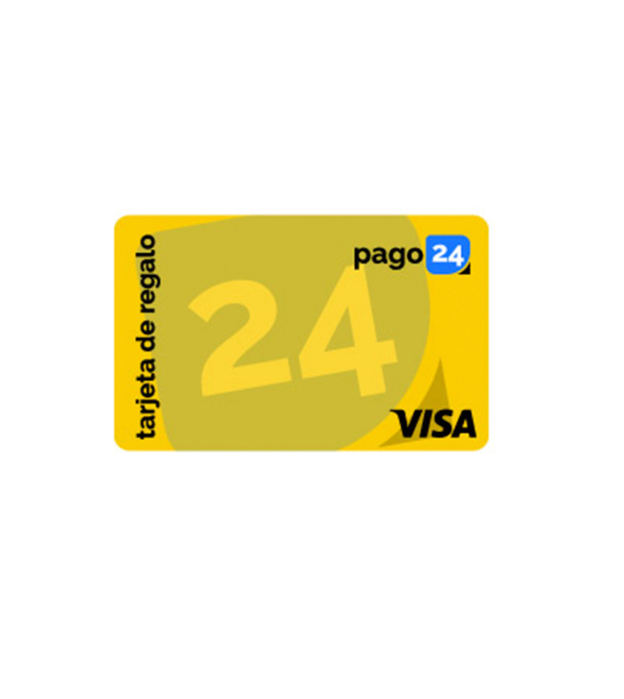 Tarjeta De Regalo Visa Pago24 $10.000 