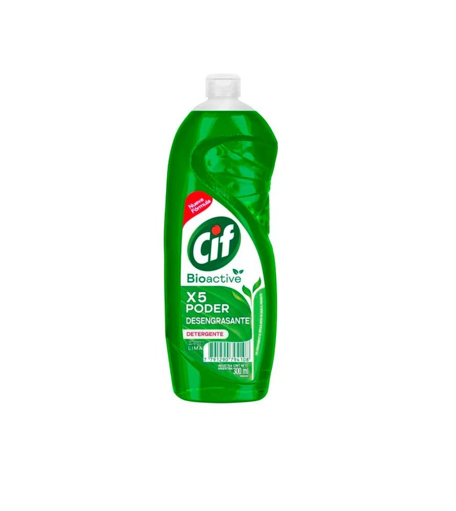 Detergente CIF Bioactive Lima 300ml