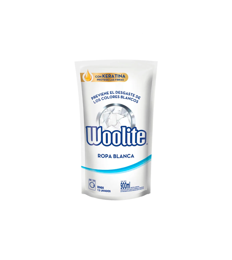 Jabon Liquido Woolite Ropa Blanca 900 ml 